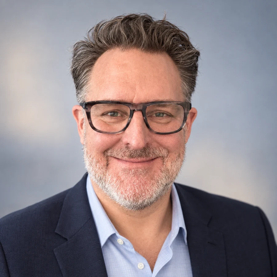 Michael Voitz, AI-generated portrait